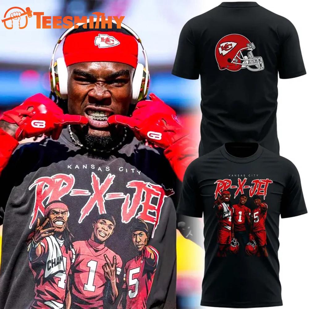 Kansas City Chiefs RR X JET 2025 T Shirt Kansas City Chiefs RR X JET 2025 T Shirt