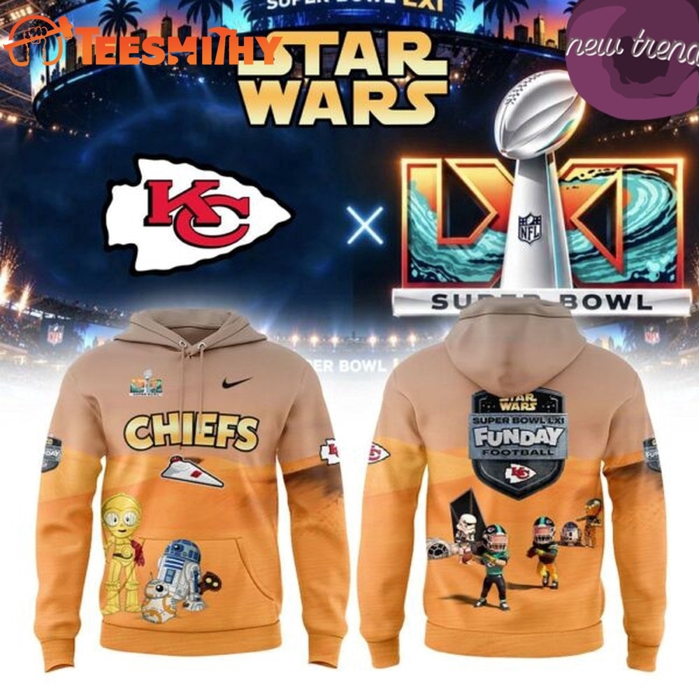Kansas City Chiefs x Star Wars Super Bowl LXI All Team 2027 Hoodie