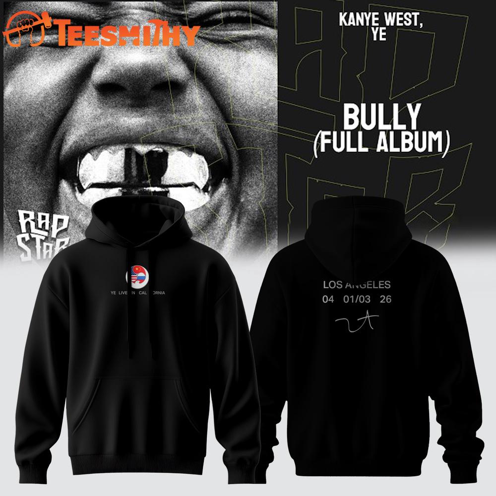 Kanye West Ye 2026 Tour Signature Black Hoodie 1 Kanye West Ye 2026 Tour Signature Black Hoodie