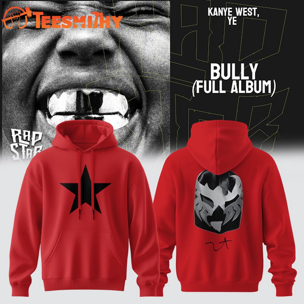 Kanye West Ye 2026 Tour Signature Red Hoodie 1 Kanye West Ye 2026 Tour Signature Red Hoodie