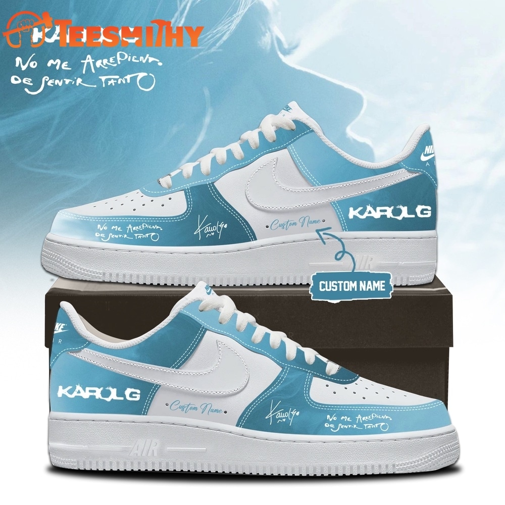 KaRol G Album NO ME ARREPIENTO DE SENTIR TANTO Air Force 1 Shoes Sneaker
