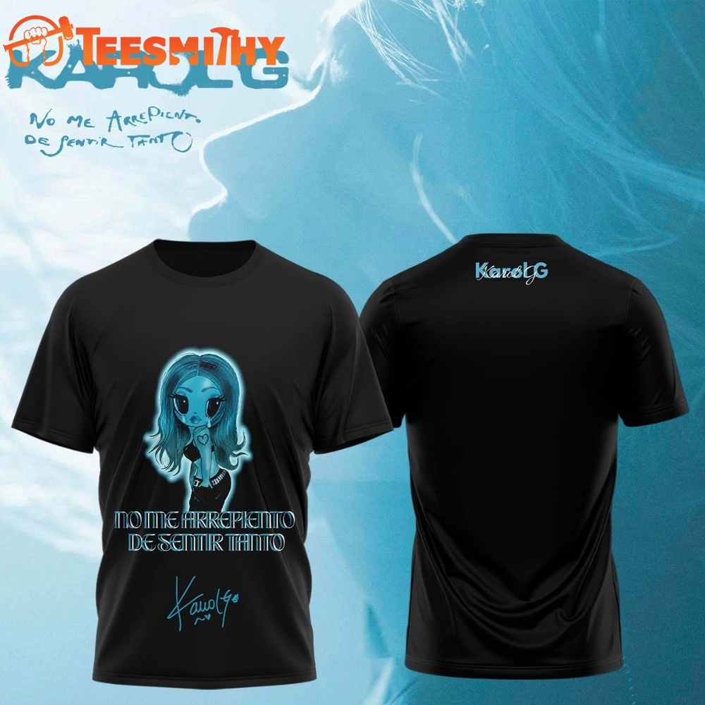 KaRol G Album NO ME ARREPIENTO DE SENTIR TANTO Chibi 3D Shirt