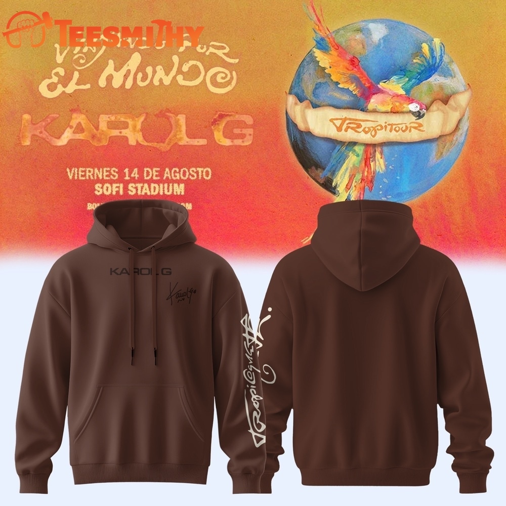 Karol G VIAJANDO POR EL MUNDO TROPITOUR New Design Hoodie