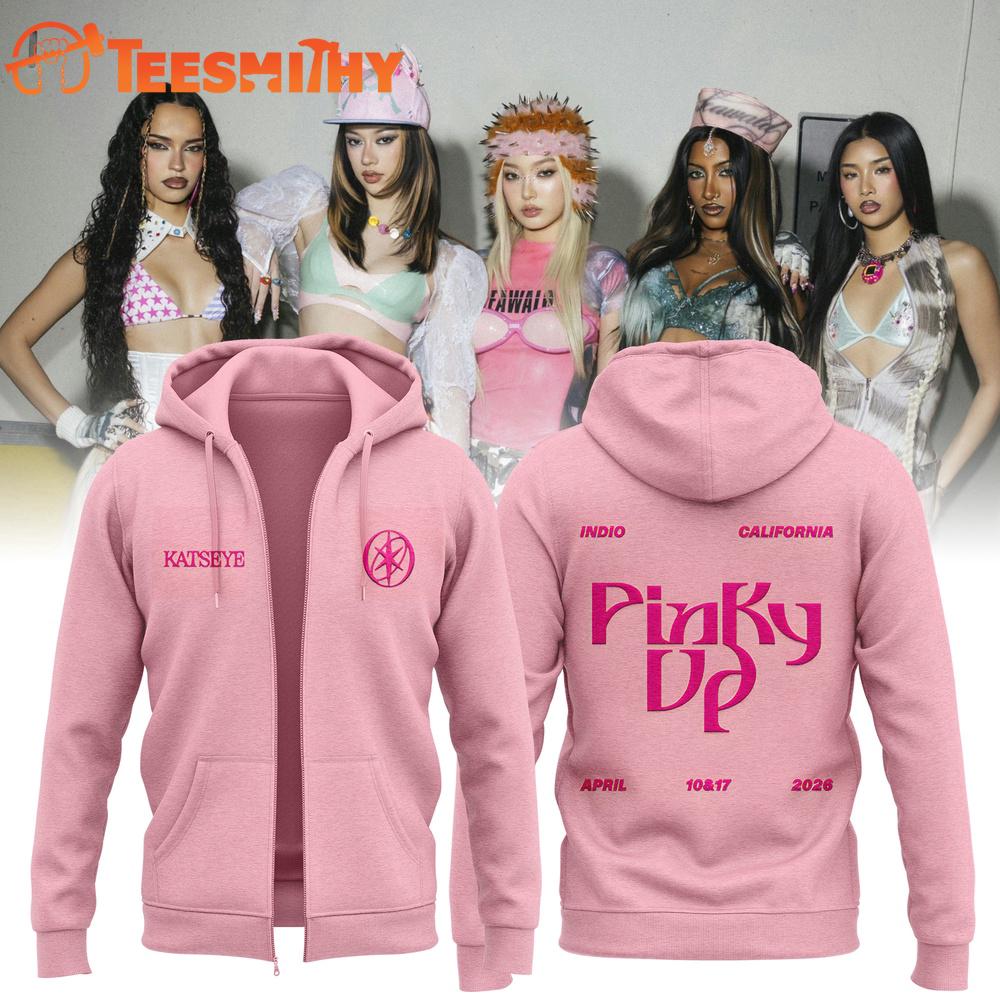 Katseye Pinky Up 2026 Zip Hoodie