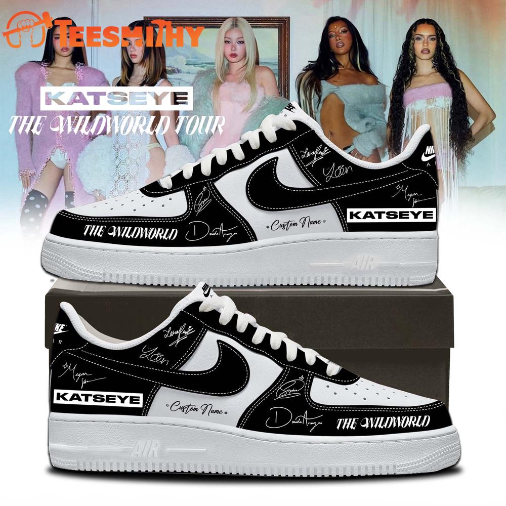 Katseye The Wildworld Tour 2026 Signature Air Force 1 Shoes