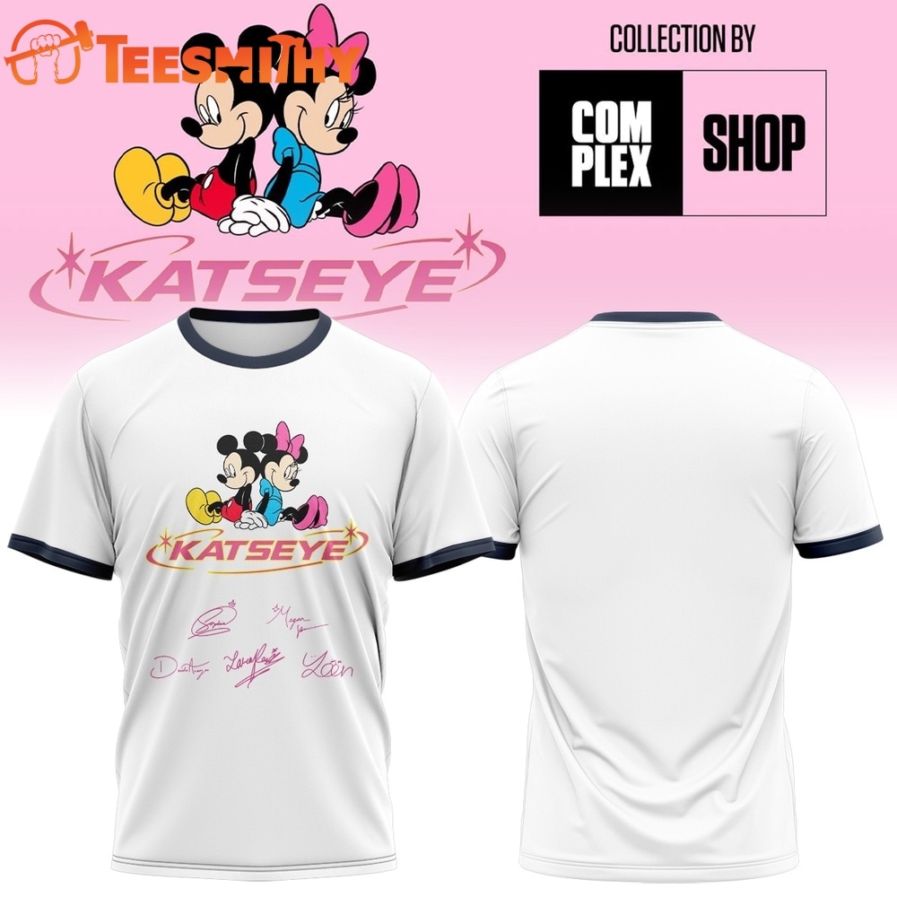 KATSEYE X MICKEY & MINNIE Signed 2026 T Shirt