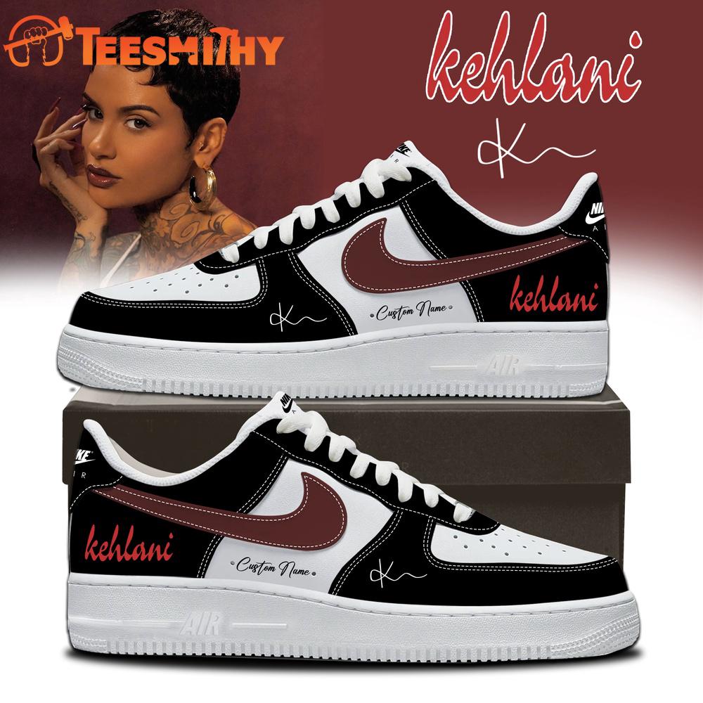 KEHLANI 2026 Album Limited Edition Signature Black Air Force 1 Shoes