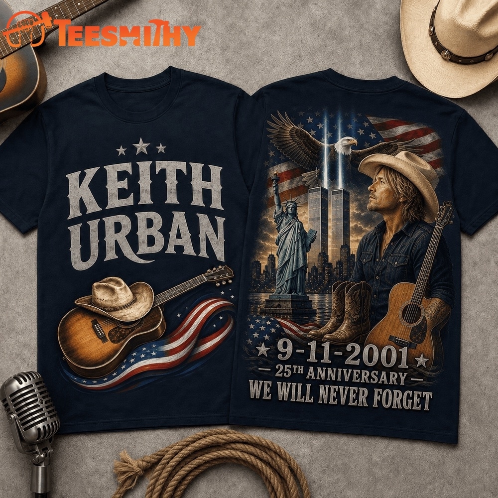 Keith Urban 911 Memorial 25th Anniversary 3D Shirt