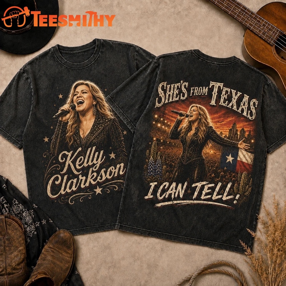 Kelly Clarkson Vintage Tour Portrait 3D Shirt
