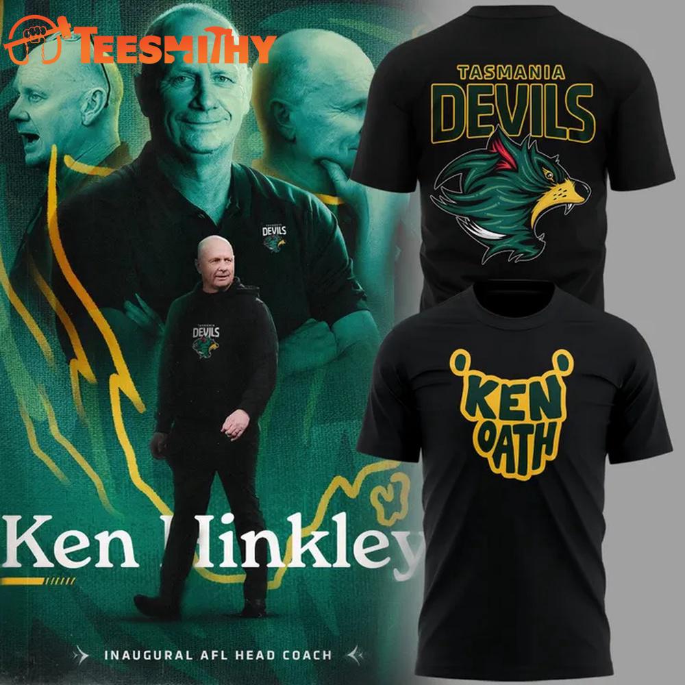 Ken Oath Tasmania Devils Black T Shirt