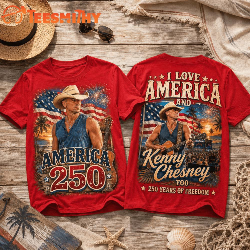 Kenny Chesney 250 Years Of Freedom 3D Shirt