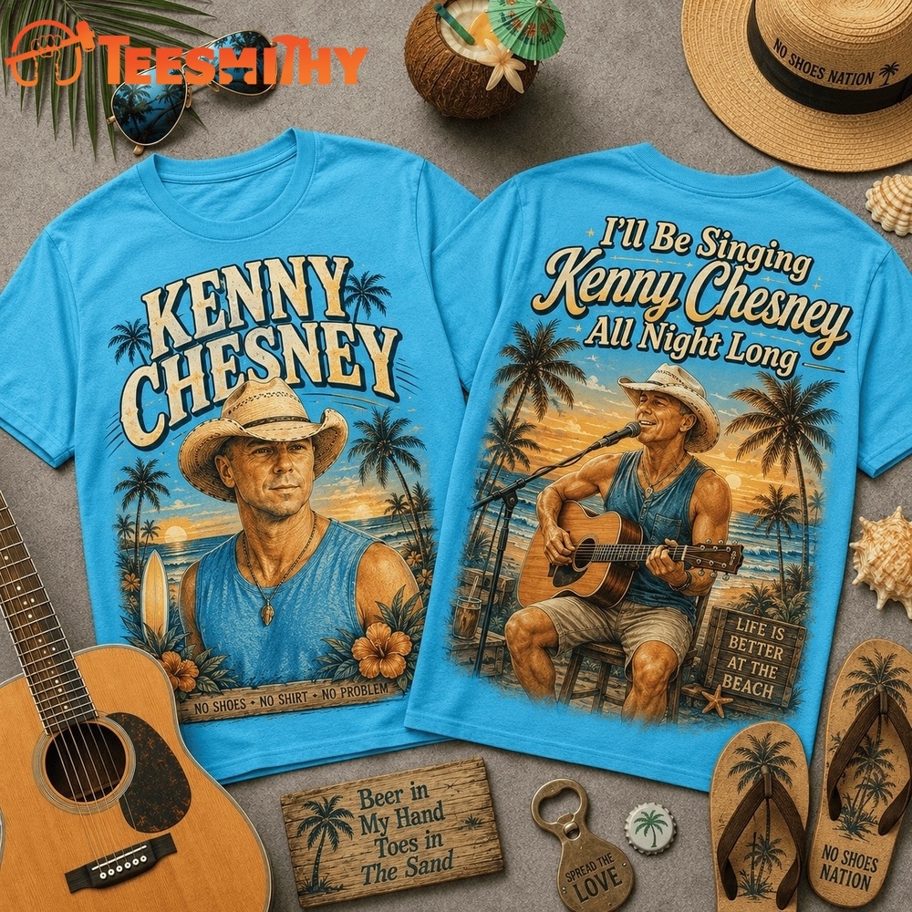 Kenny Chesney All Night Long 3D Graphic Shirt