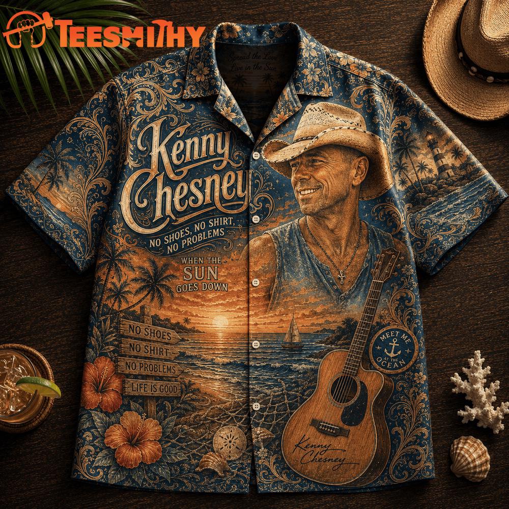 Kenny Chesney Music Graphic 2026 Summer Hawaiian Shirt