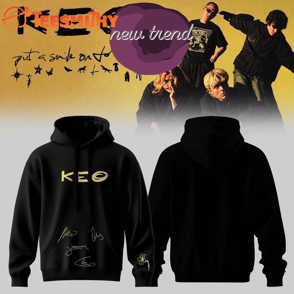 KEO Put A Smile On For Me Tour Signed 2026 New Design Hoodie