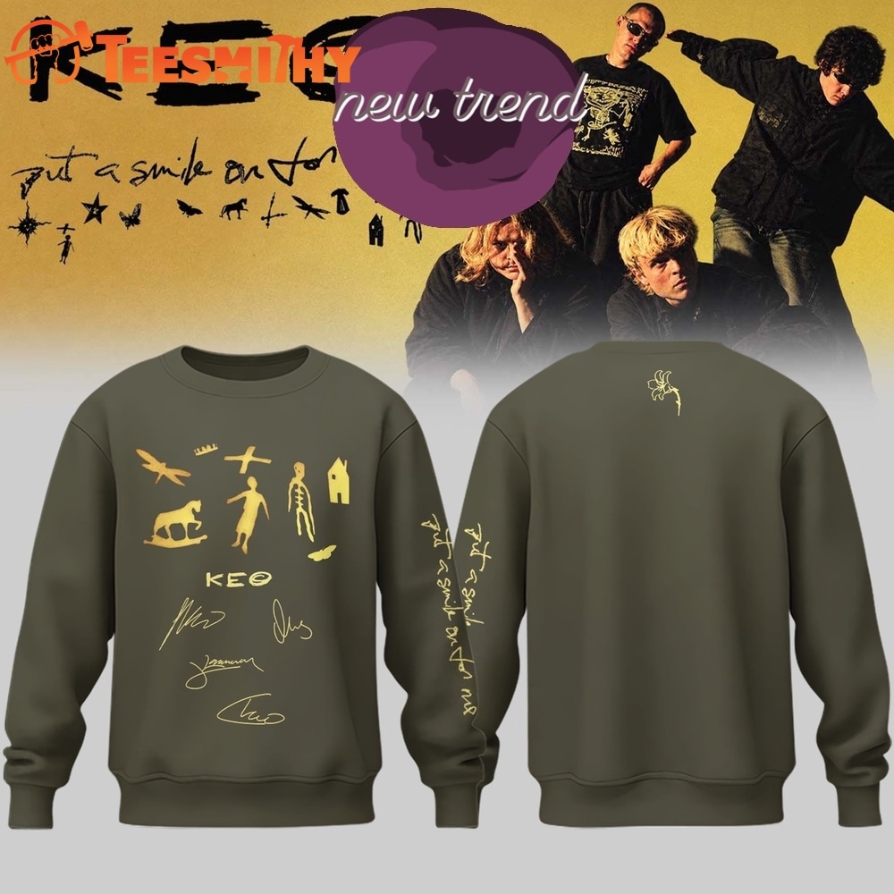 KEO Put A Smile On For Me Tour Signed 2026 Sweatshirt