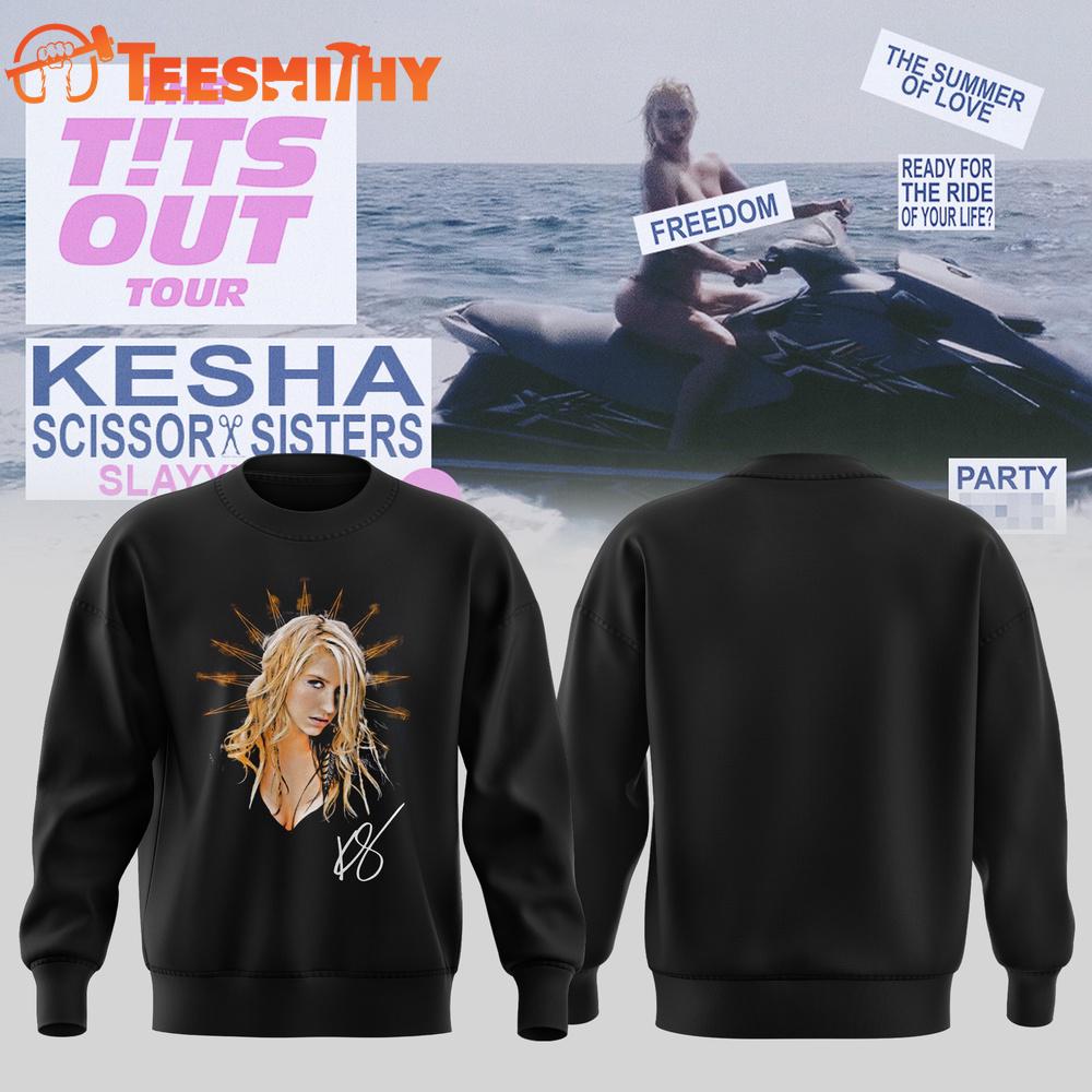 Kesha The Freedom Tour 2026 Signature Graphic Sweatshirt