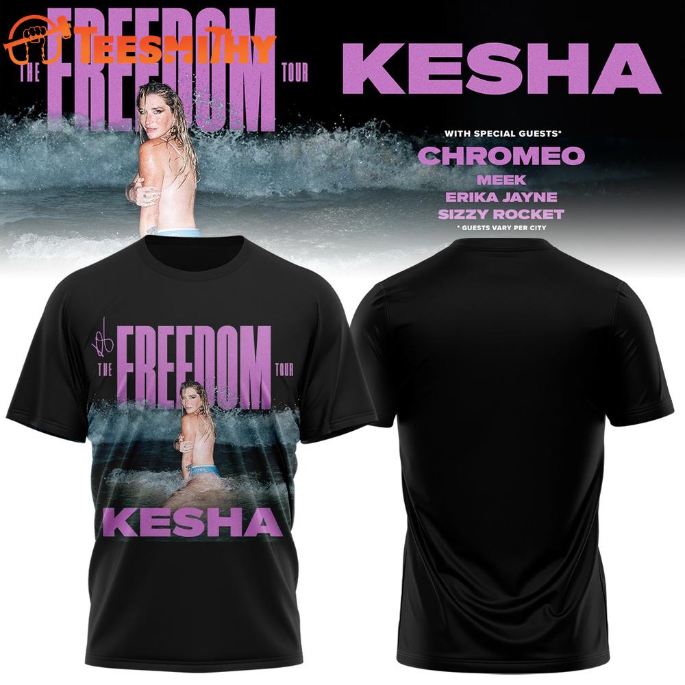 Kesha The Freedom Tour 2026 T Shirt