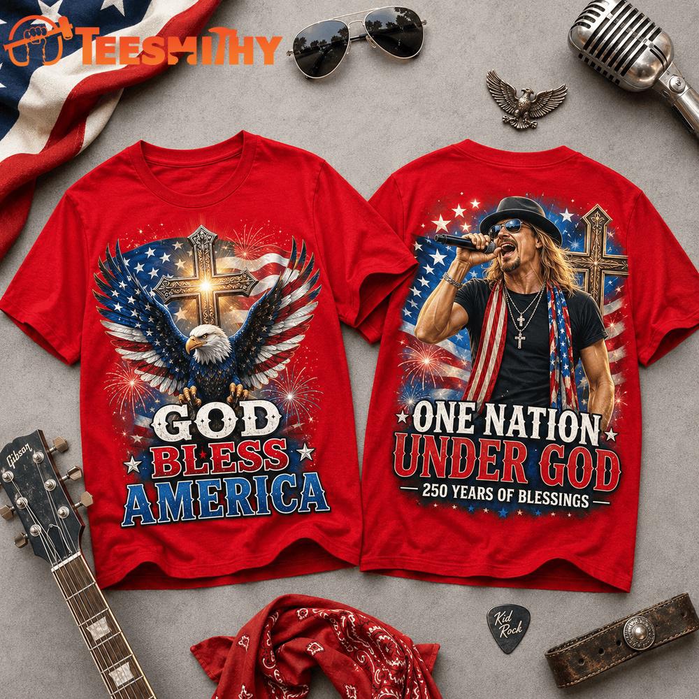 Kid Rock God Bless America 3D Shirt