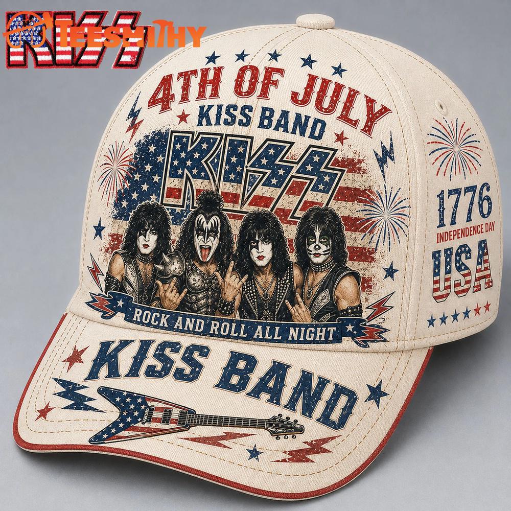 Kiss Band 4th of July American Legend Baseball Cap
