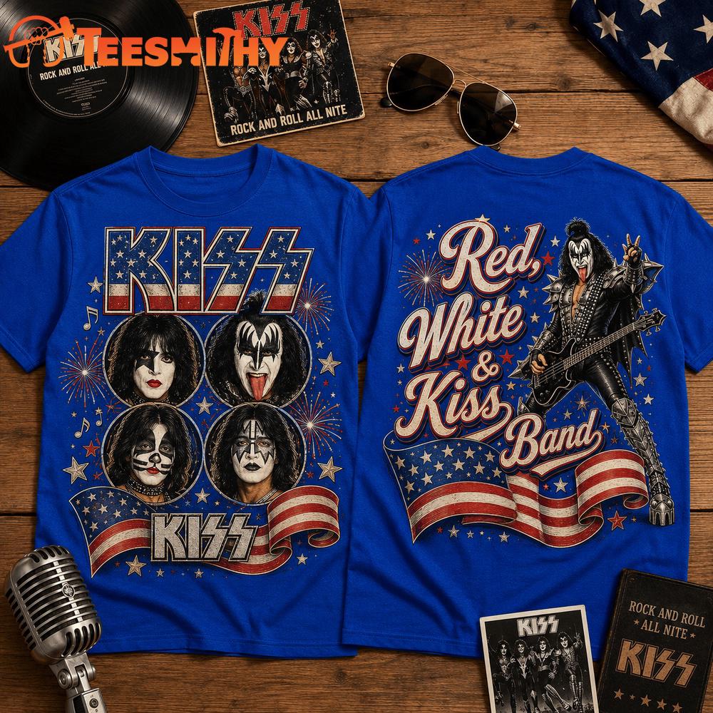 Kiss Band Vintage Celebration Limited Edition 3D Shirt