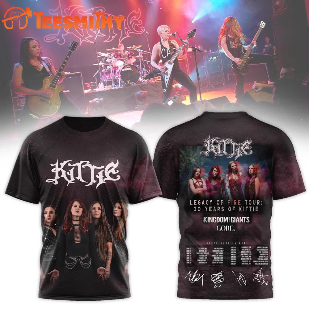 Kittie Legacy of Fire Tour T Shirt