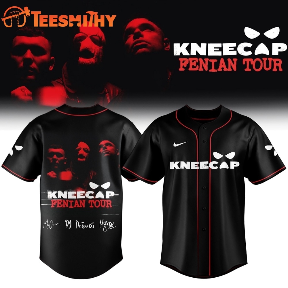 KNEECAP FENIAN TOUR Limited Edition Signature 2026 Baseball Jersey