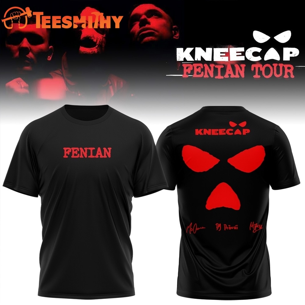 KNEECAP FENIAN TOUR Limited Edition Signature 2026 T Shirt