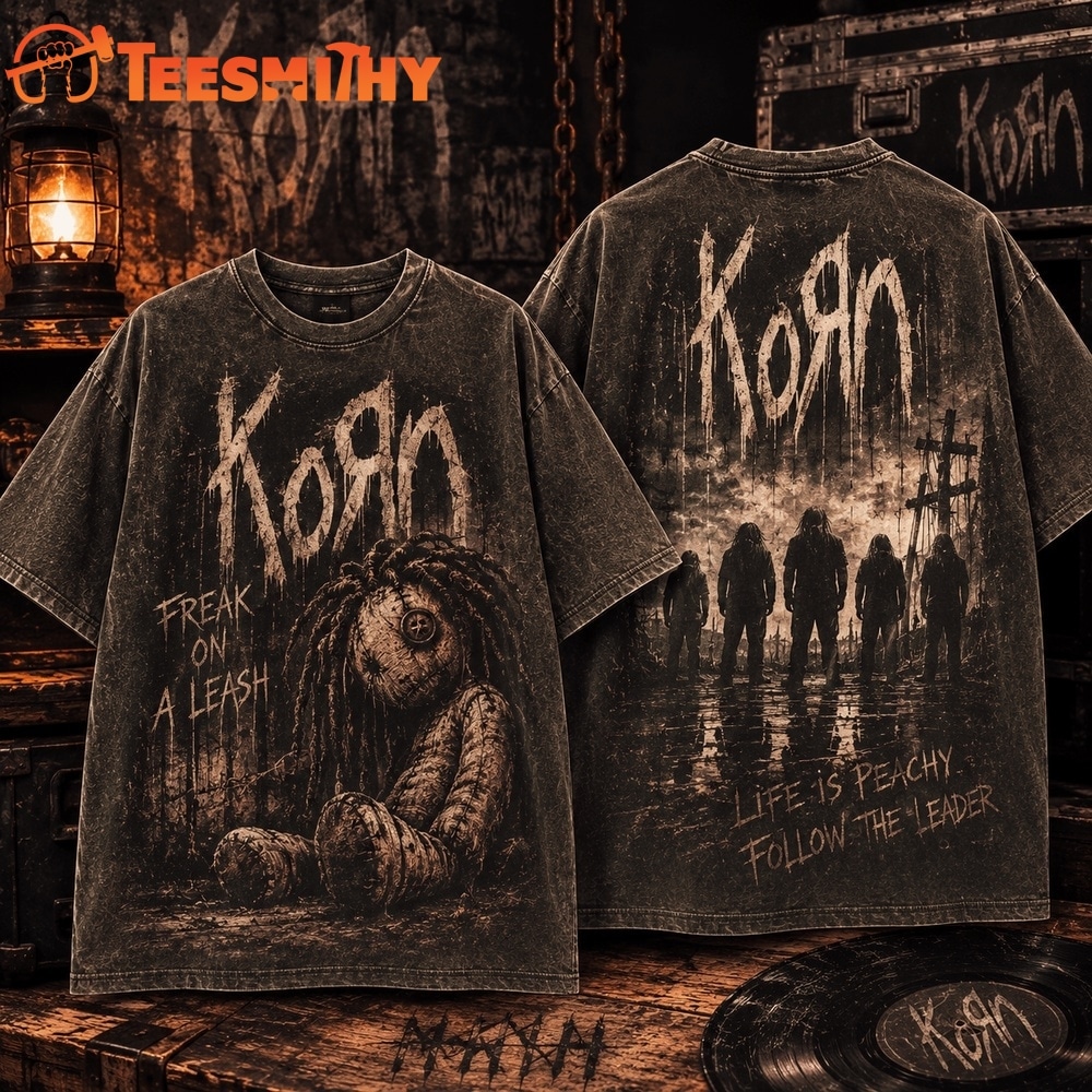Korn Freak On A Leash, Life Is Peachy, Follow The Leader 3D Shirt