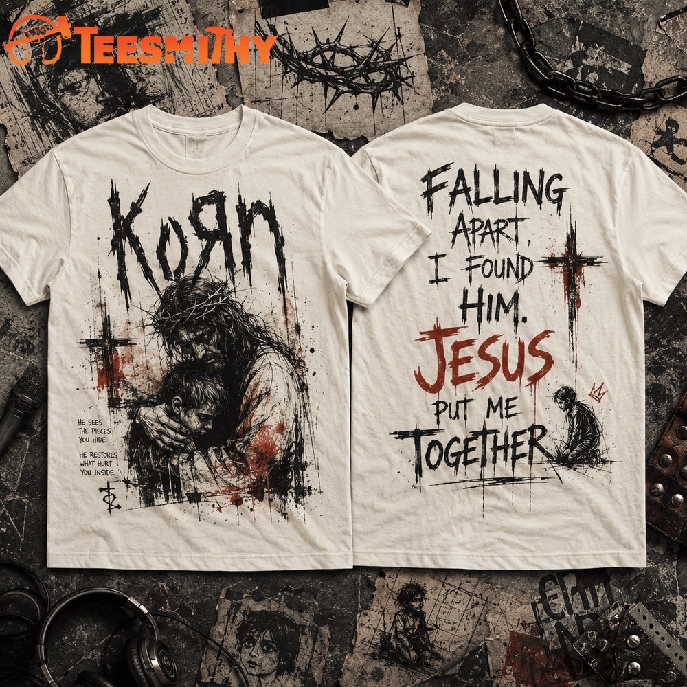 Korn x Jesus Put Me Together 3D Shirt