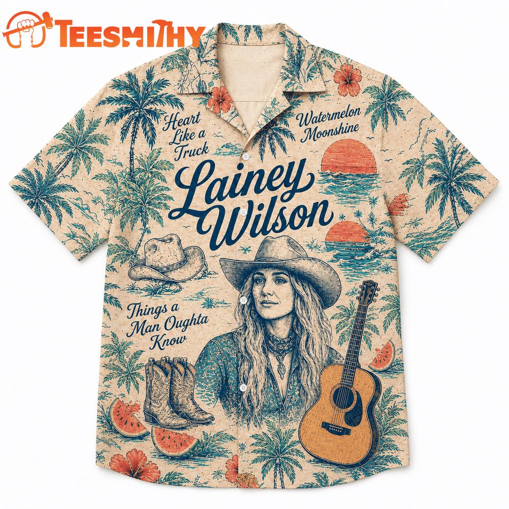 Lainey Wilson Tropical Summer Vibes Hawaiian Shirt