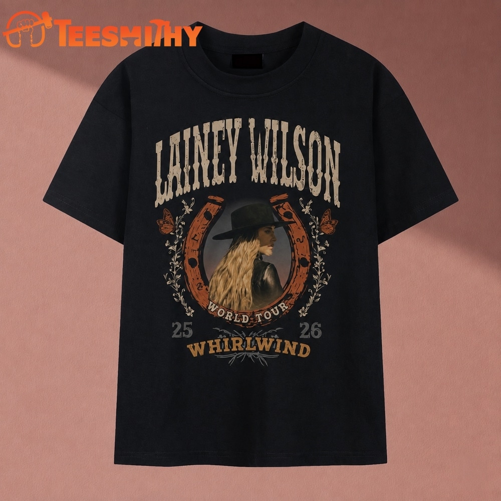 Lainey Wilson Whirlwind World Tour 2025 2026 Country Graphic T Shirt