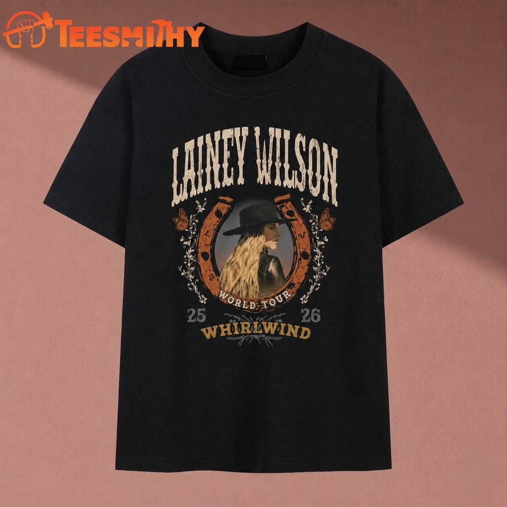 Lainey Wilson Whirlwind World Tour 2025 2026 Country Music T Shirt