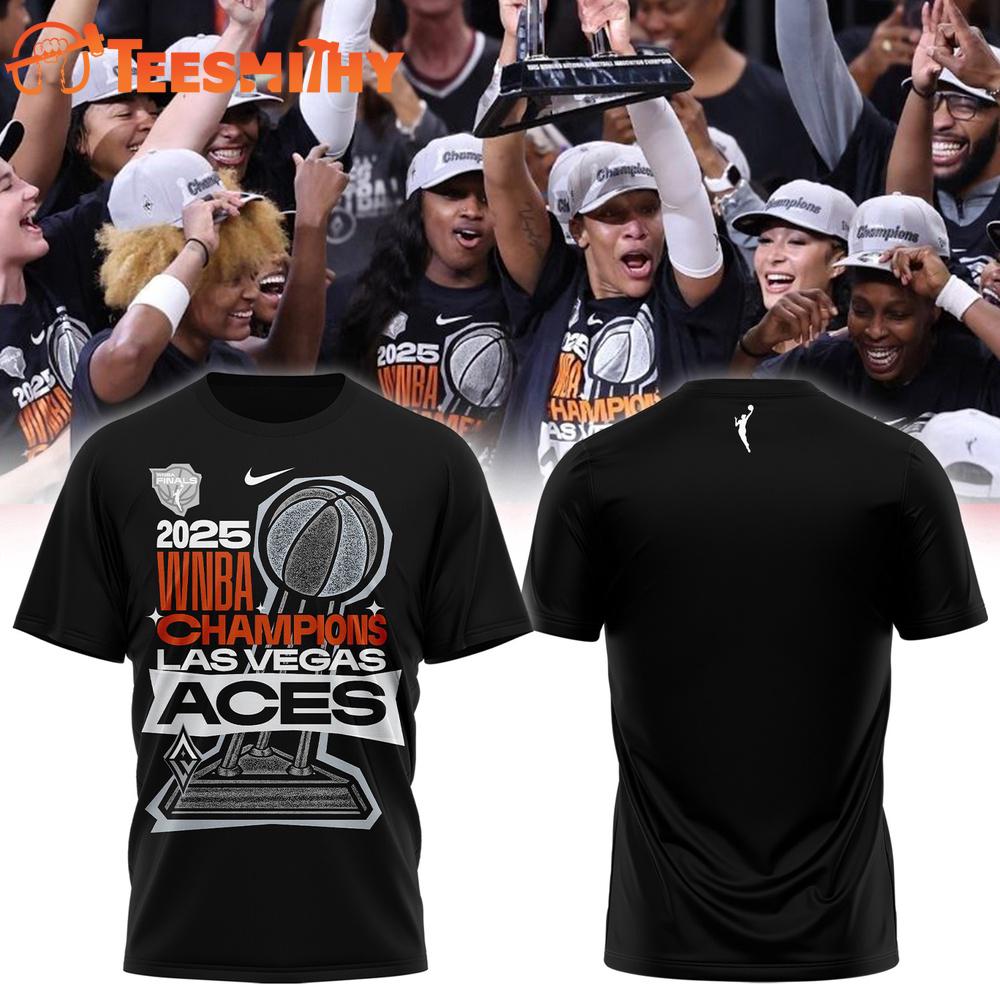 Las Vegas Aces 2025 WNBA Champions Finals T Shirt