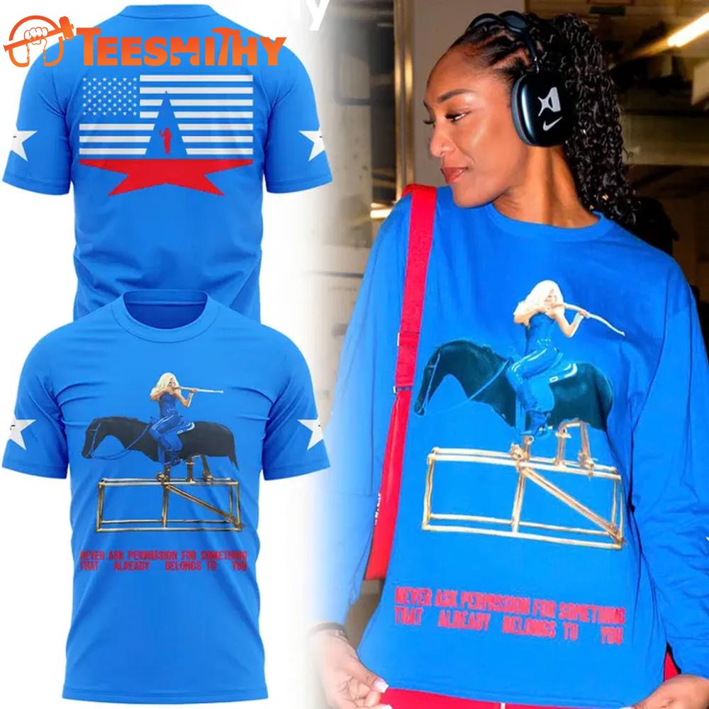 Las Vegas Aces A'ja Wilson 2025 3D Shirt Las Vegas Aces A'ja Wilson 2025 3D Shirt