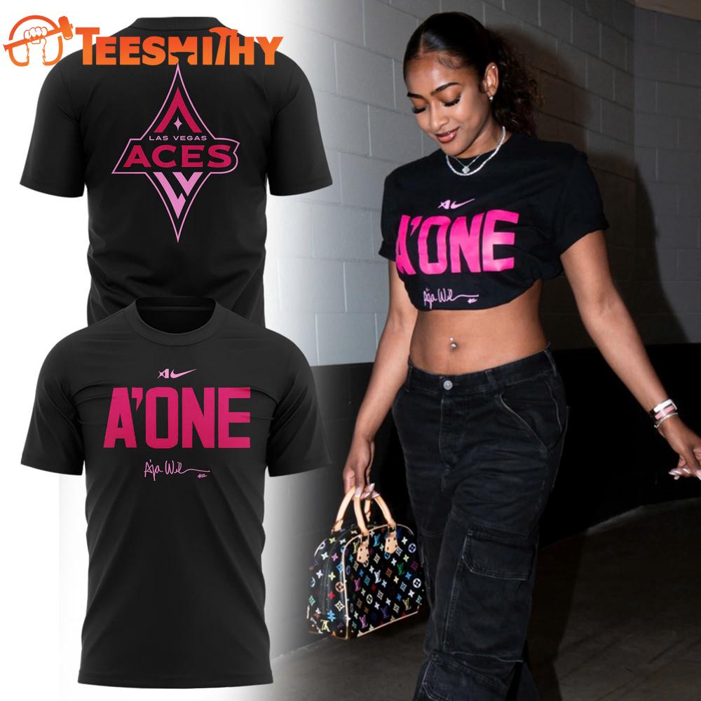 Las Vegas Aces A’ONE 2025 Signature Limited Edition T Shirt