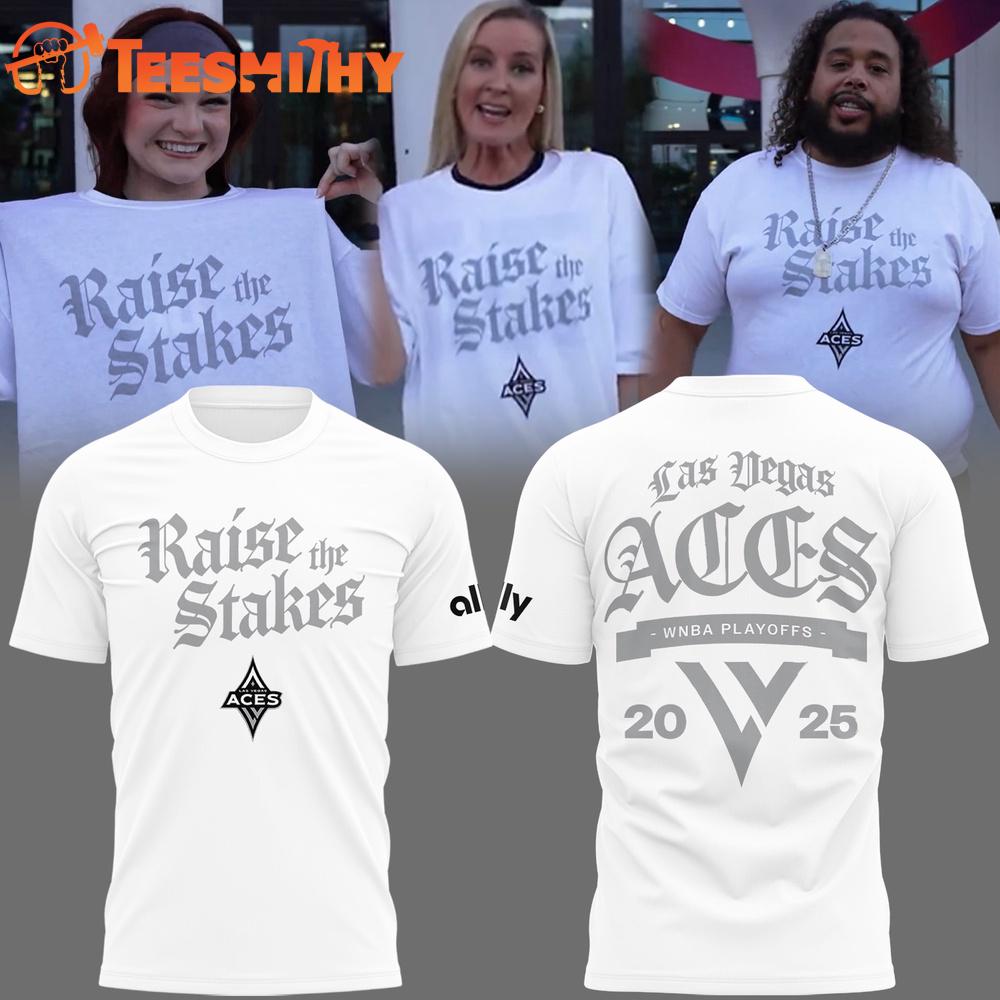 Las Vegas Aces Raise The Stakes 2025 3D Shirt