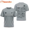 Las Vegas Raiders 2025 Football Schedule Unisex 3D Shirt