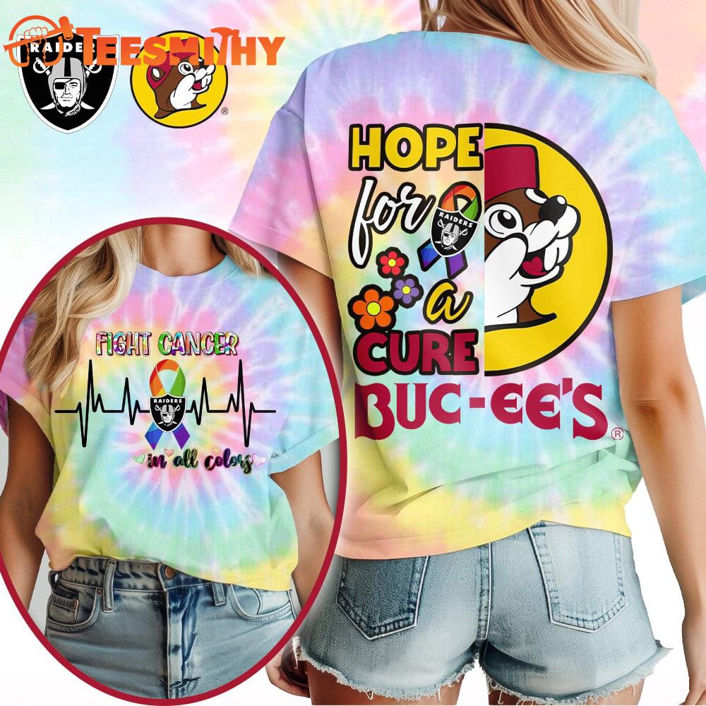Las Vegas Raiders 2025 NFL Buc-ee's Cancer Awareness All Over Printed Shirt Las Vegas Raiders 2025 NFL Buc-ee's Cancer Awareness All Over Printed Shirt