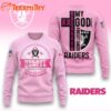 Miami Dolphins 2025 NFL My God Is Stronger Than Breast Cancer Chritmas Sweater
