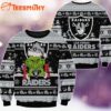 Las Vegas Raiders NFL Grinch Football Limited Ugly Christmas Sweater