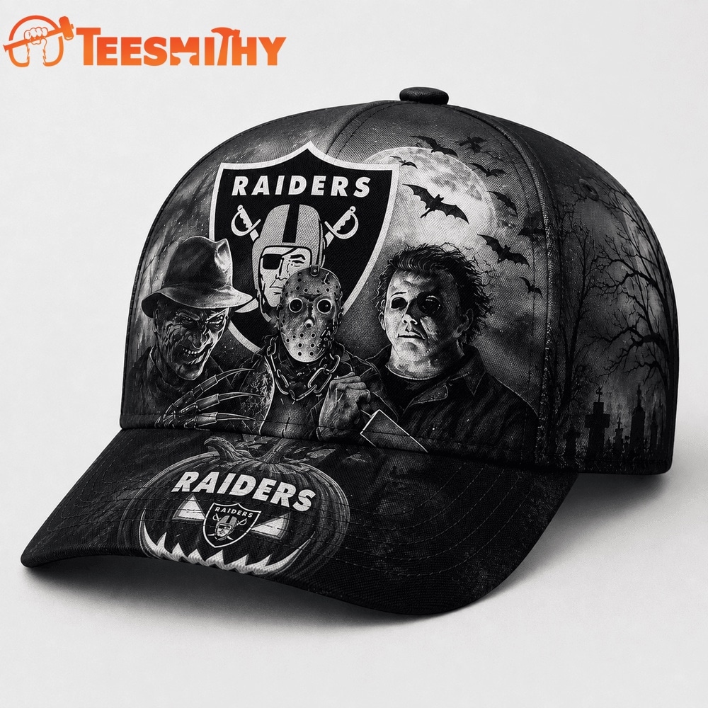 Las Vegas Raiders NFL Horror Night Halloween 2026 Design Classic Cap