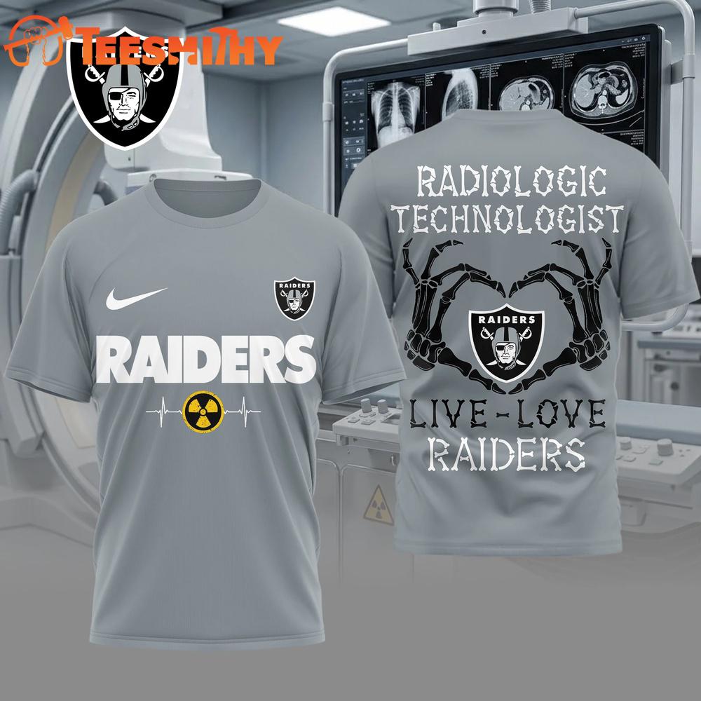 Las Vegas Raiders NFL Radiology Technologist Game Day 3D Shirt