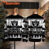 Las Vegas Raiders NFL Snow Ugly Christmas Sweater
