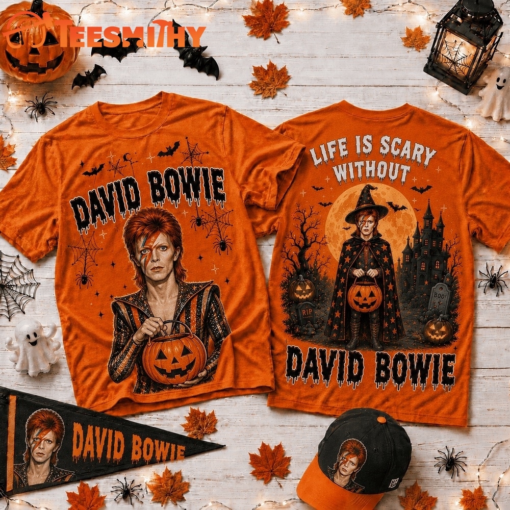 Life Is Scary Without David Bowie Halloween 2026 3D Shirt