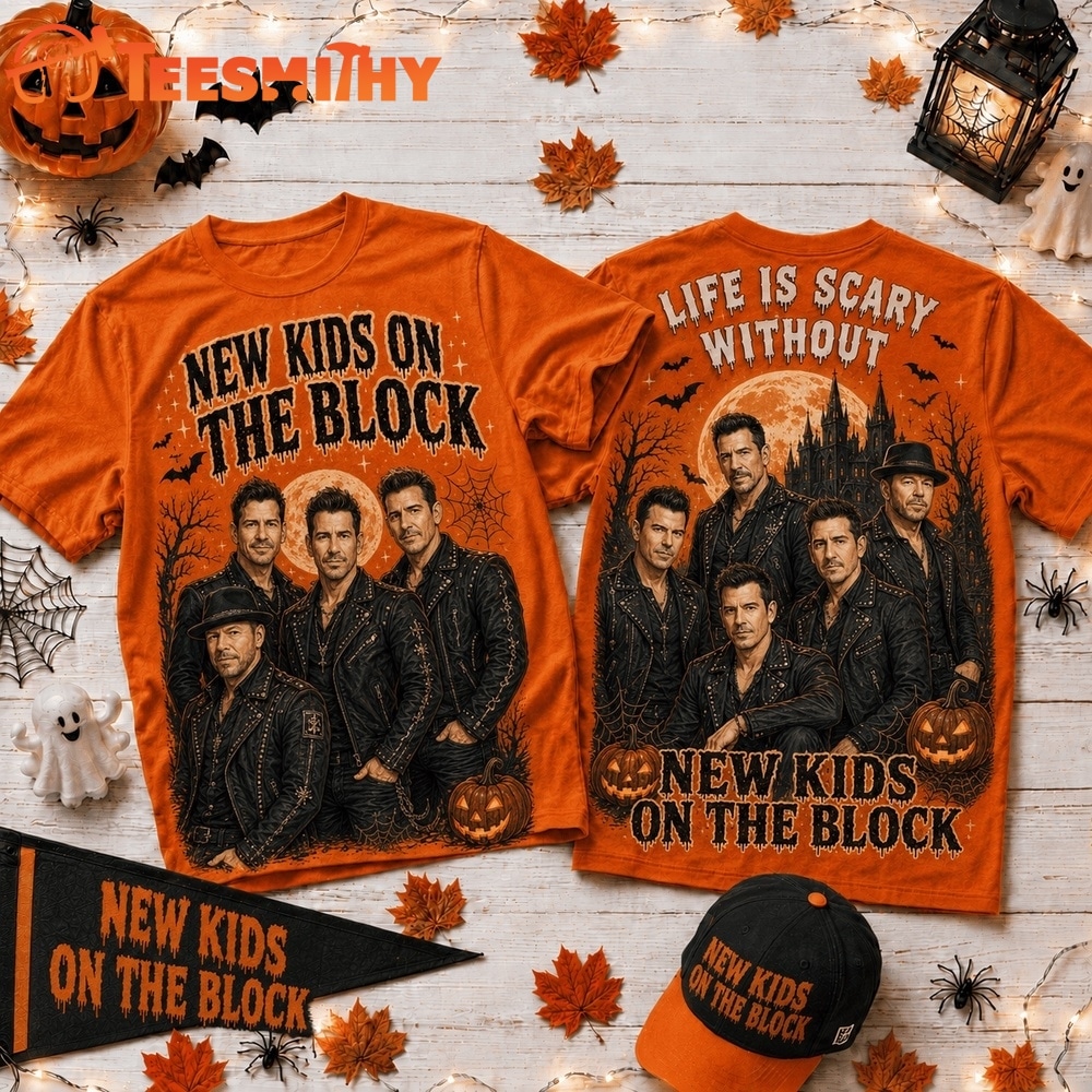 Life Is Scary Without New Kids On The Block Halloween T Shirt