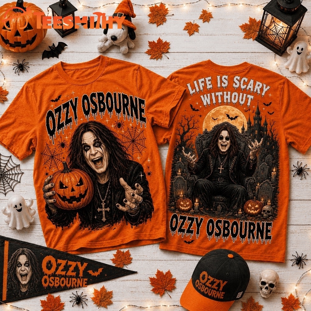 Life Is Scary Without Ozzy Osbourne Halloween 2026 3D Shirt