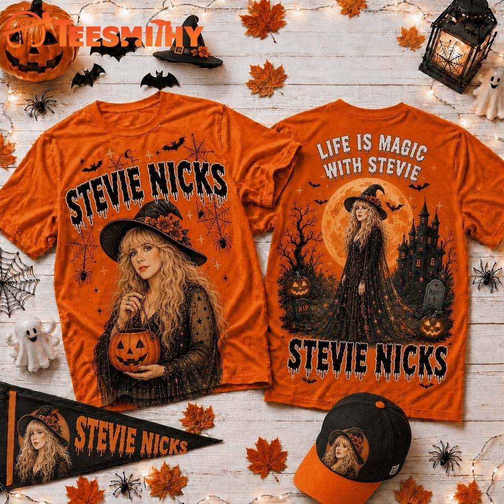 Life Is Scary Without Stevie Nicks Halloween 2026 3D Shirt