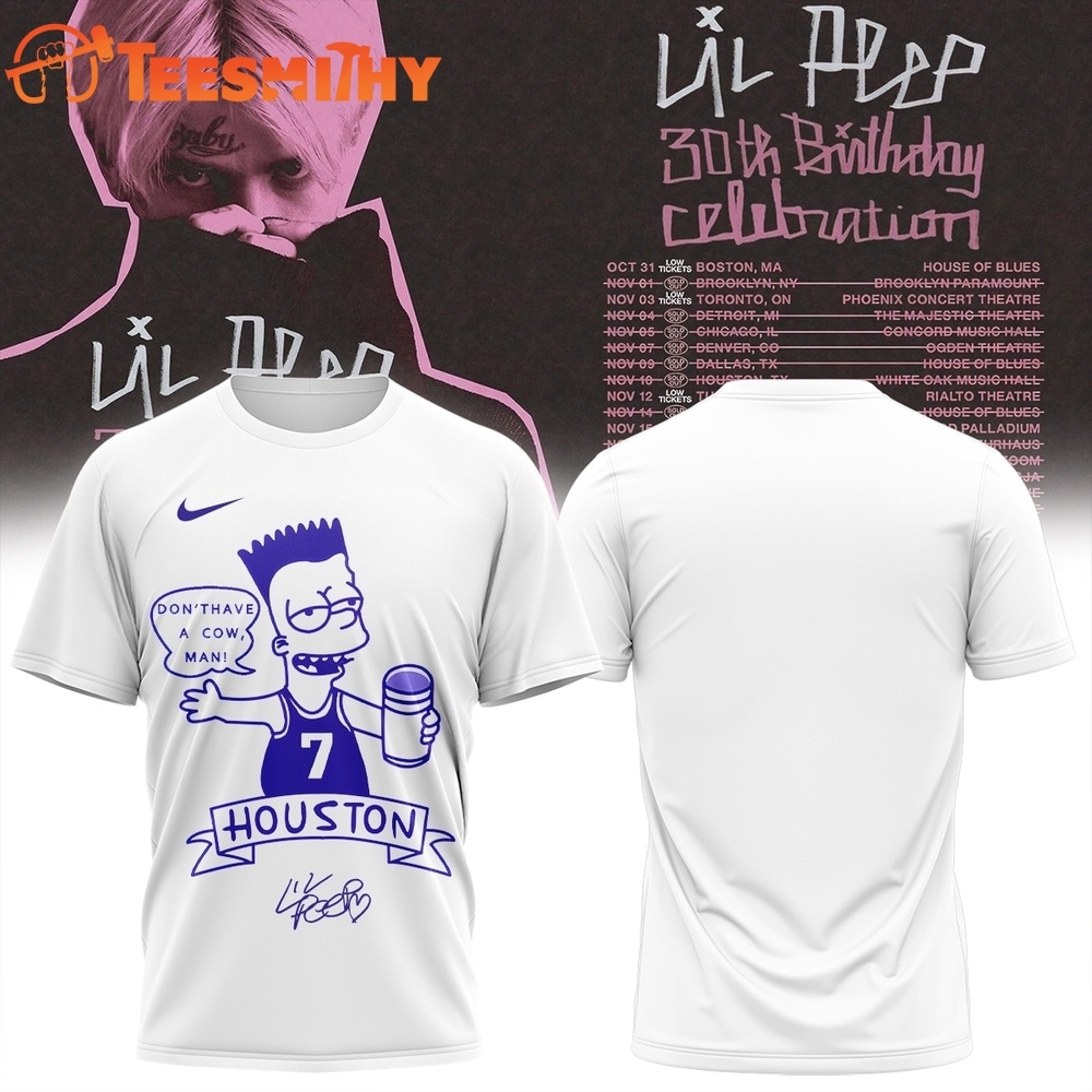 Lil Peep 30th Birthday Celebration Signature New Design T Shirt