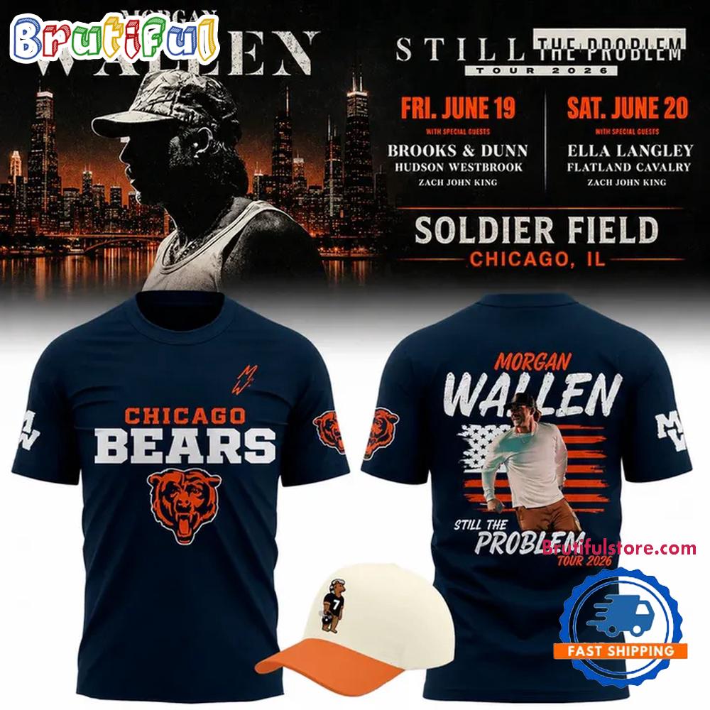 Limited 2026 Morgan Wallen x Chicago Bears Still The Problem Tour 2026 T Shirt