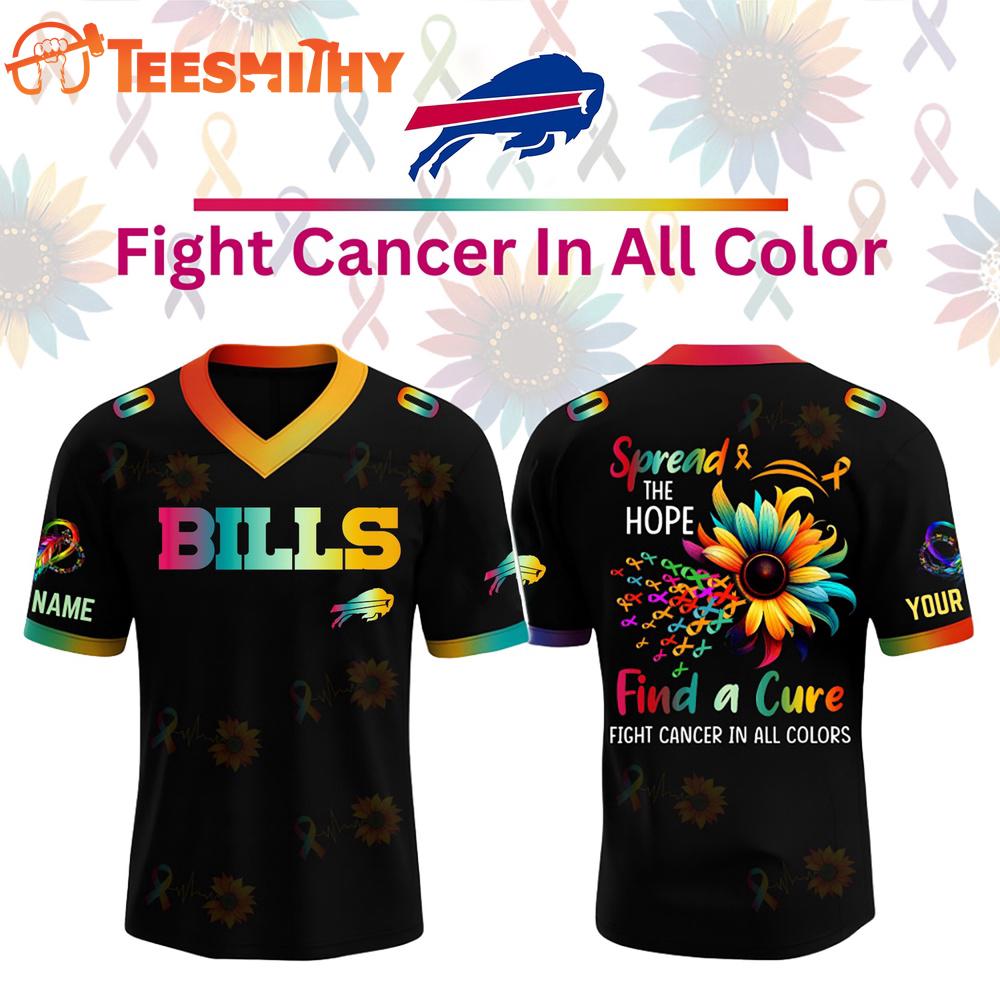 Limited Edition 2025 Buffalo Bills x Breast Cancer Awareness Month Color Custom Football Jerey